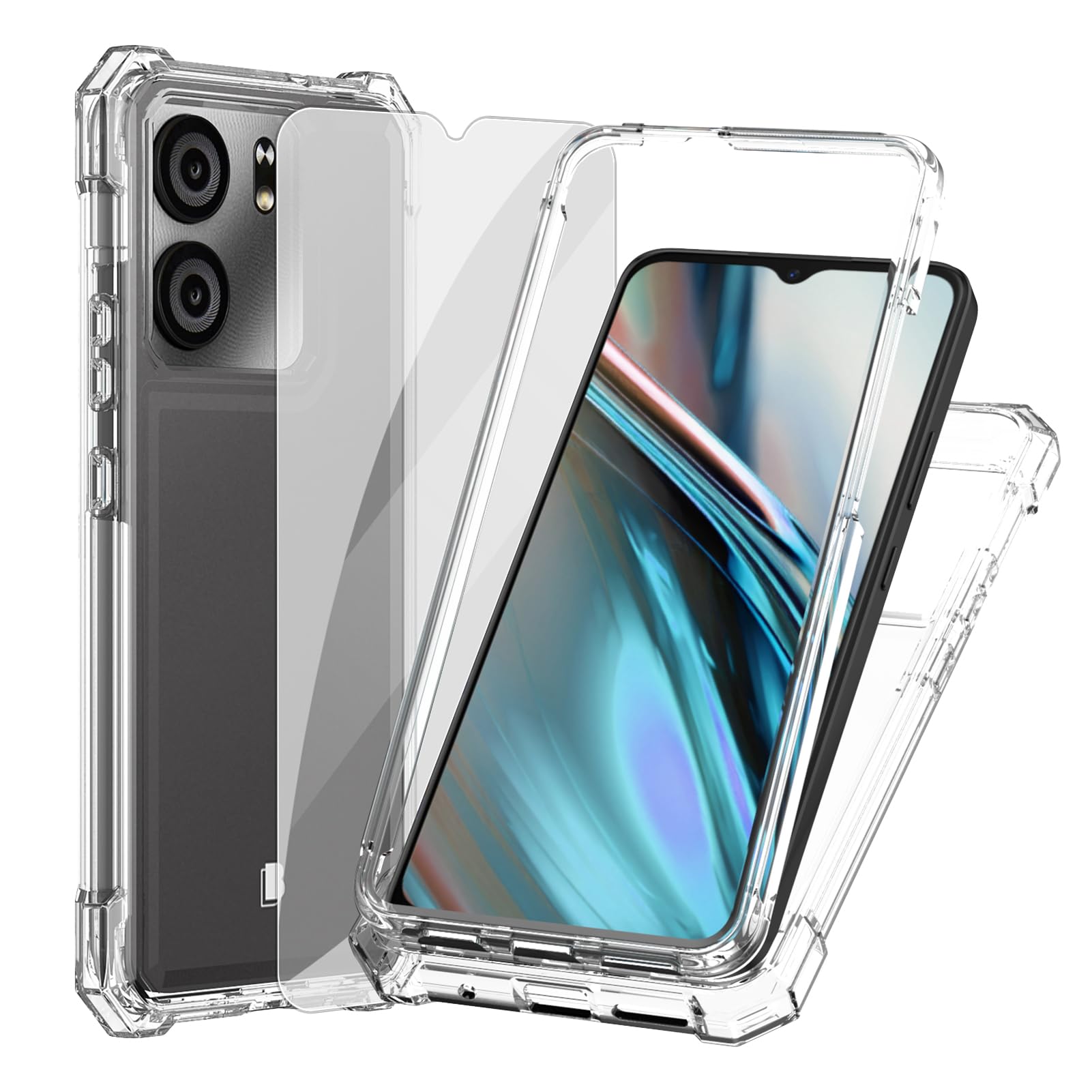Amazon.com: Ailiber for BLU View 5 Case, with Screen Protector, Dual Layer  Protection, Shockproof Corners TPU Bumper, Slim Silicone Cell Phone Cover  Case for Tracfone BLU View 5 B160V-Clear : Cell Phones