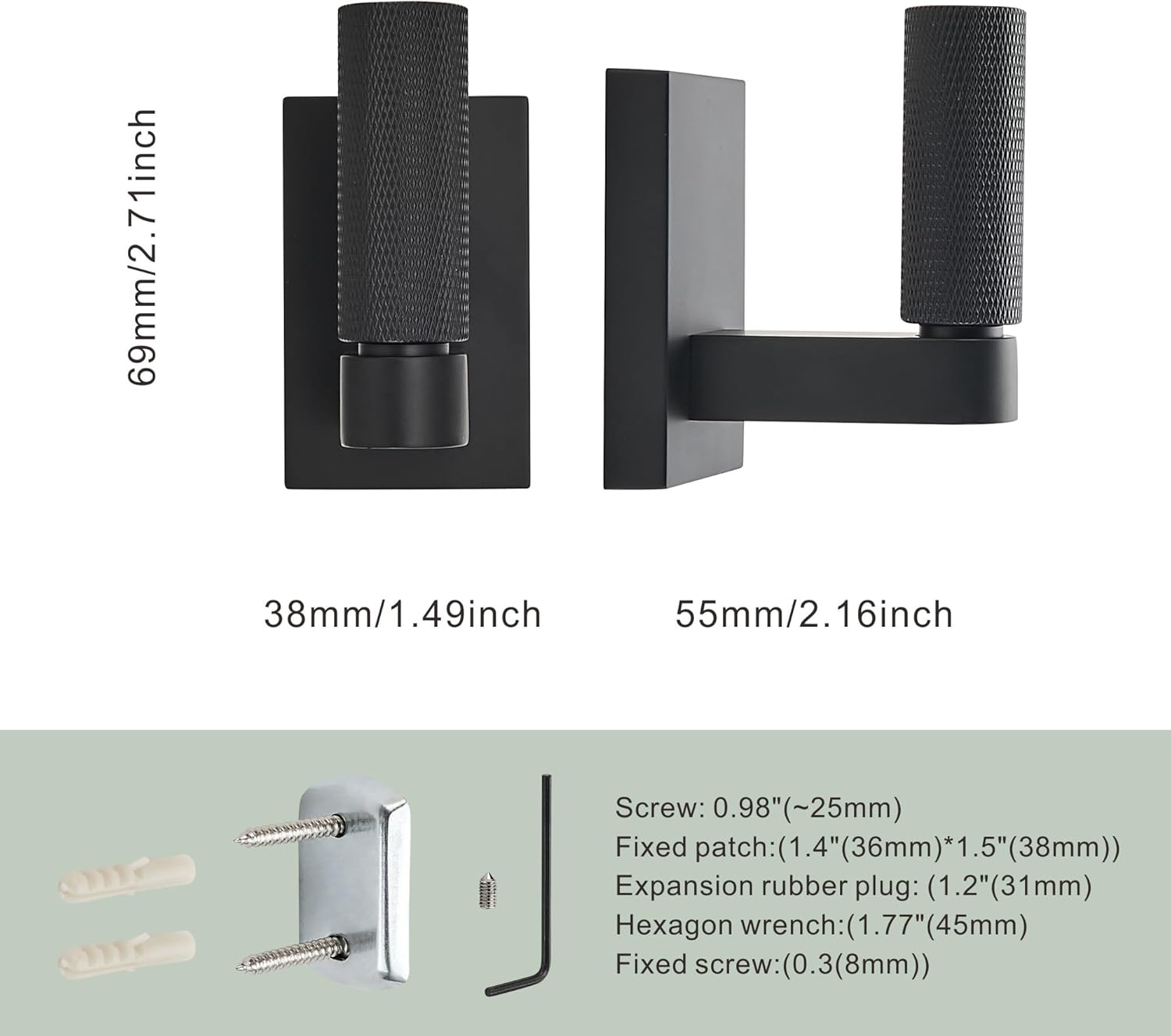 TUNNY Towel Hooks Bathroom - 3 Pack Matte Black Coat Hook Robe Hooks Decorative Wall Hooks for Bathroom Bedroom Kitchen Towel Robe Clothes Cabinet Closet Bathroom Hardware