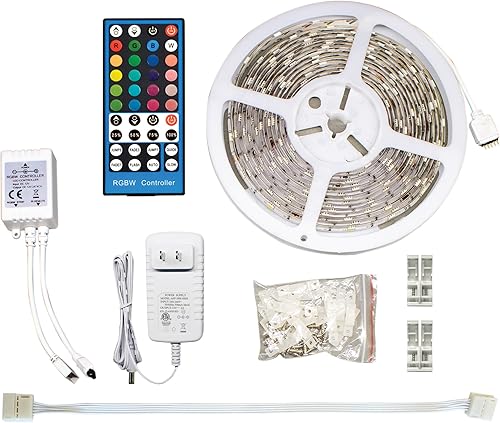 Miniatura 2 de GT-Lite Cinta de luz blanca y de color de 800 lúmenes LED de 16 pies para cortar y conectar