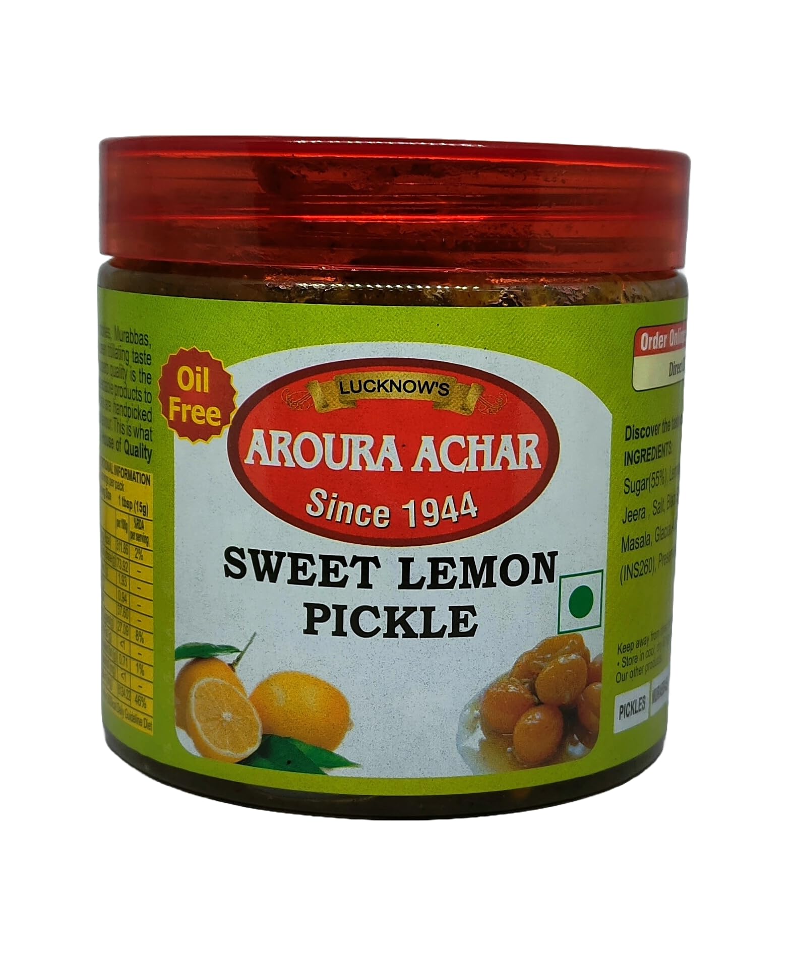 See full amazon price history chart for LUCKNOWS AROURA ACHAR SINCE 1944 Sweet Lemon Pickle 450g for Home Use Home Made With Love No Artificial Colors LUCKNOWS AROURA ACHAR SINCE 1944 Sweet Lemon Pickle 450g for Home Use Home Made With Love No Artificial Colors (B07FZZL7YJ) Amazon Price History, Amazon Price Tracker