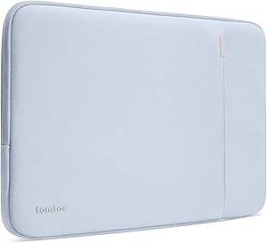 tomtoc 360° Tasche Hülle für 13-Zoll MacBook Air M5/A3449 (2026), M4/A3240 (2025), M3/M2/M1, 13'' MacBook Pro M2/M1, Passend für 13 Zoll MacBook Neo A18 Pro, Wasserabweisend Rundumschutz Laptophülle