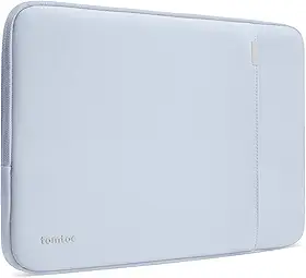 Capa Protetora tomtoc para MacBook Air/Pro 13", iPad Pro/Air, Resistente à Água e Choques, Azul Claro