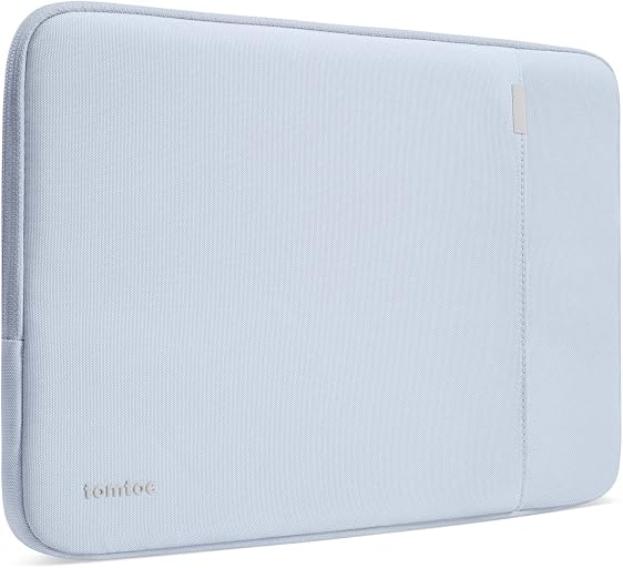 tomtoc 360° Protective Laptop Sleeve for 13-inch New MacBook Air M5/A3449 (2026) M4/A3240, M3/A3113, M2/A2681, M1/A2337, Water-Resistant Computer Case Bag Fits 13" MacBook Neo A18 & MacBook Pro M2/M1