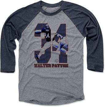 500 LEVEL Walter Payton 3/4 Sleeve Raglan T-Shirt - Walter Payton Game