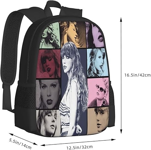 Miniatura 3 de STUBBORNE Singer Casual Mochila Moda Multifuncional Mochila Ligero Viaje Portátil Mochila Mujer Fan Regalo, Coloer-1, Mochilas de viaje