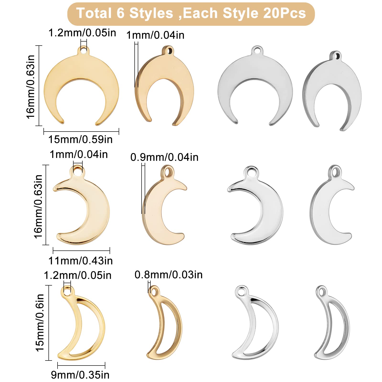 SUNNYCLUE Decorazioni Decorazioni Resina Stella Luna Sole - 4 Scatole Per Nail Art E Crafts Ciondoli Nail Art Cosmos - 14