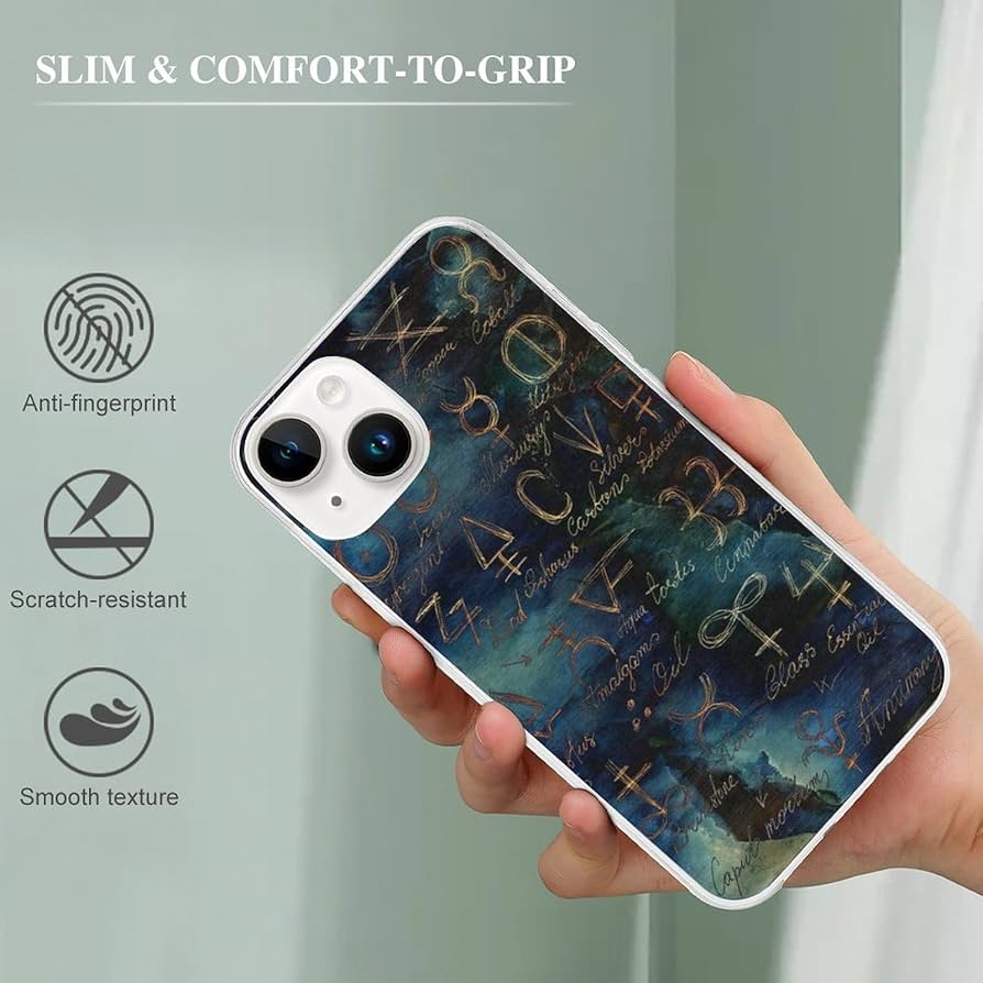 Amazon.co.jp: 輝くアルケミックサイン スマホケース柔軟クリア