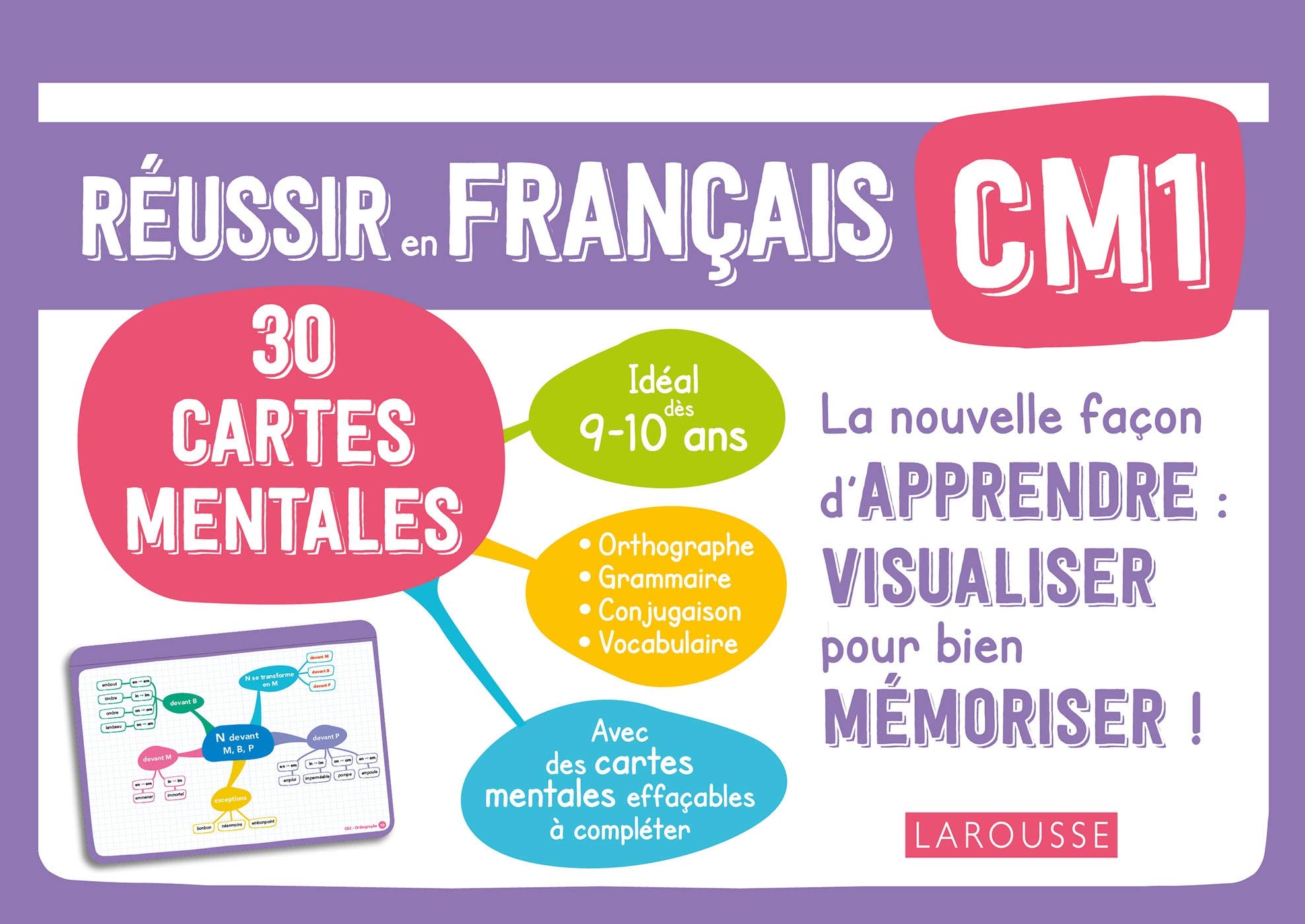 Cartes mentales Français CM1: Réussir en français