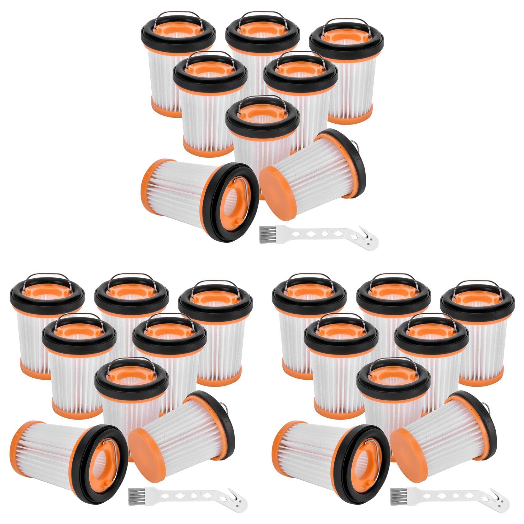 Hndhbfgrt 24 Pack Replacement Fabric Vacuum Filter for ION W1 S87 Cordless Handheld Vacuum WV200, WV201, WV205, WV220