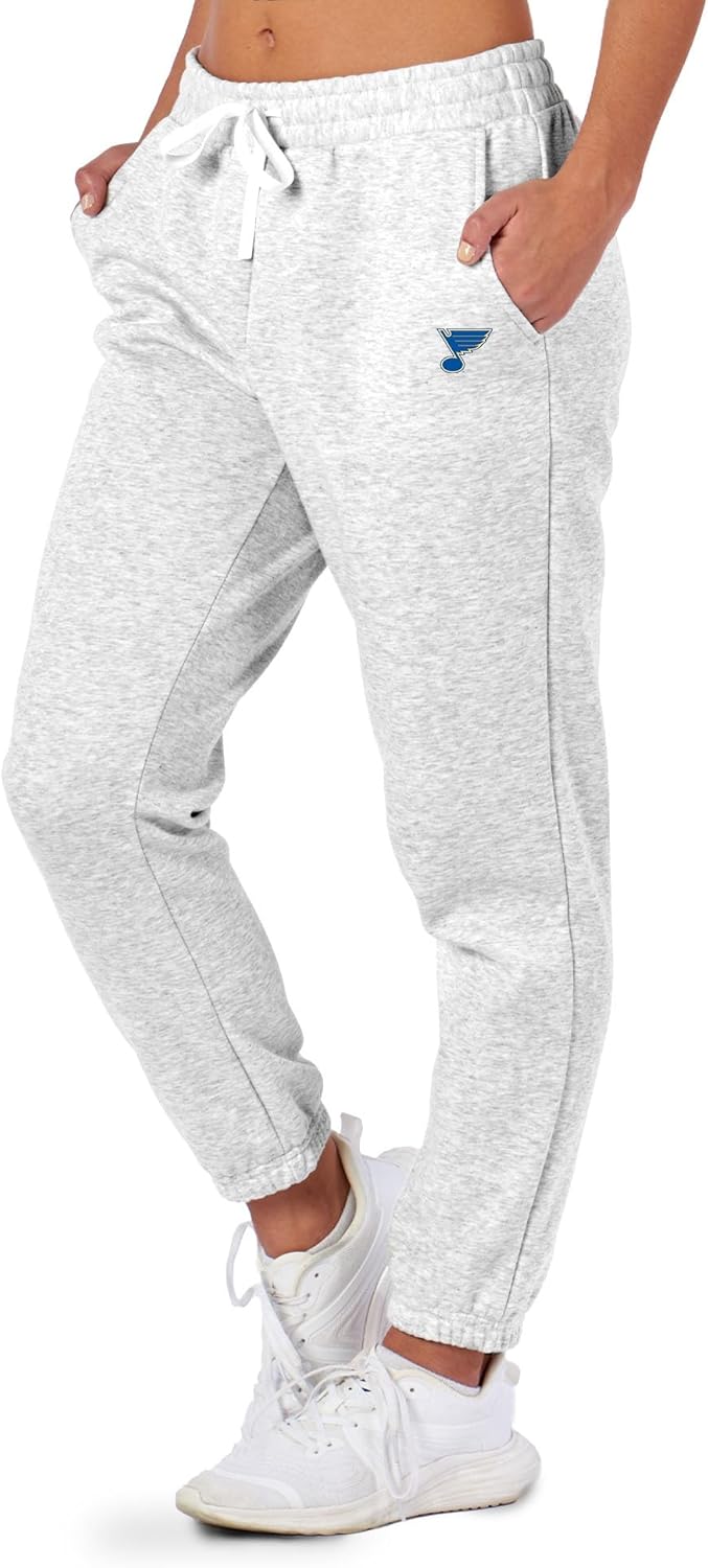 Northwest NHL Women's Tapered Joggers with Pockets, Comfort-Fit Lounge Pants, Stretch Athletic Sweatpants