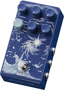 Limbo Stereo Revolve Pedal with Shimmer Tide & Freeze - 9 Ambient Effects for Electric Guitar, Bass & Synth - Analog Dry Thru Zero Tone Loss - Perfect for Worship, Shoe Gaze, and Live Gig