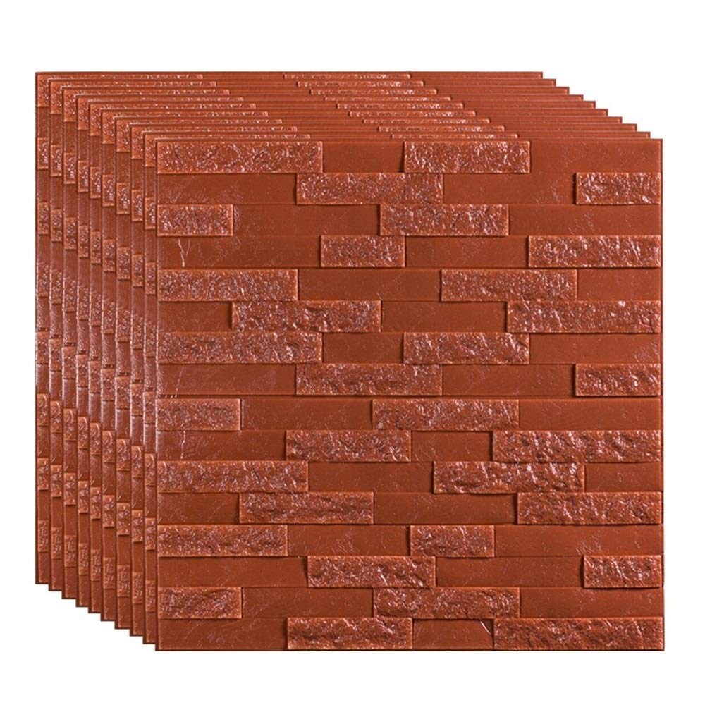 Fond d'écran auto-adhésif 3D masquer un mur abîmé facilement salon