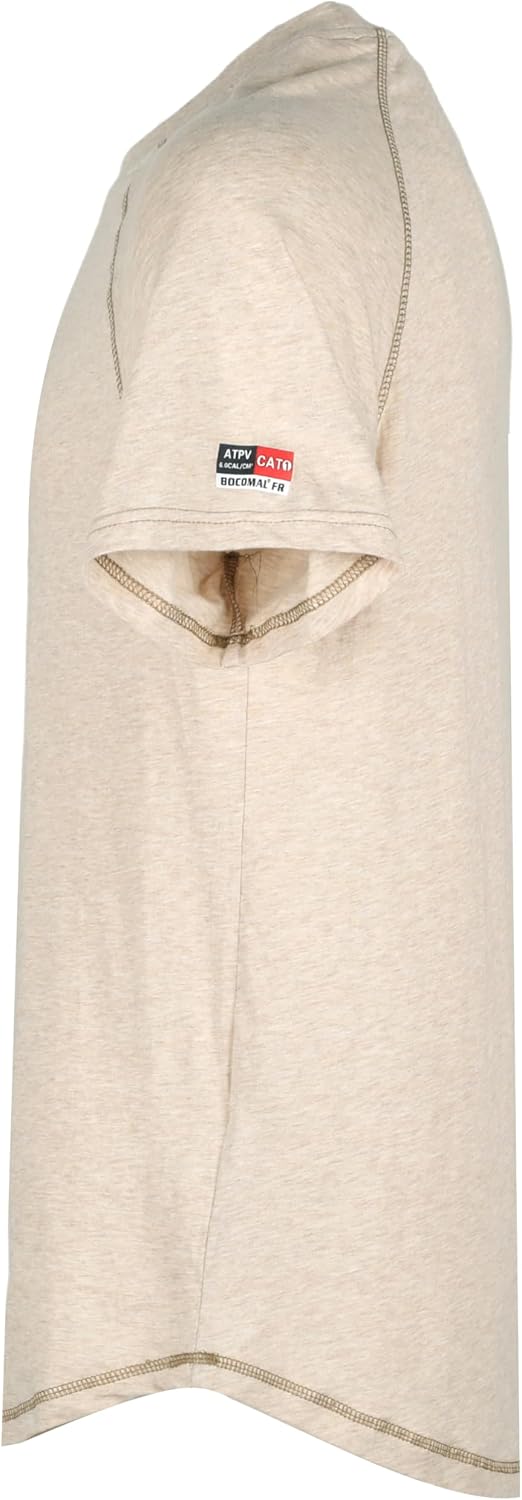 BOCOMAL FR Shirts for Summer Short Sleeve 4oz EX Flame Resistant Base Layer