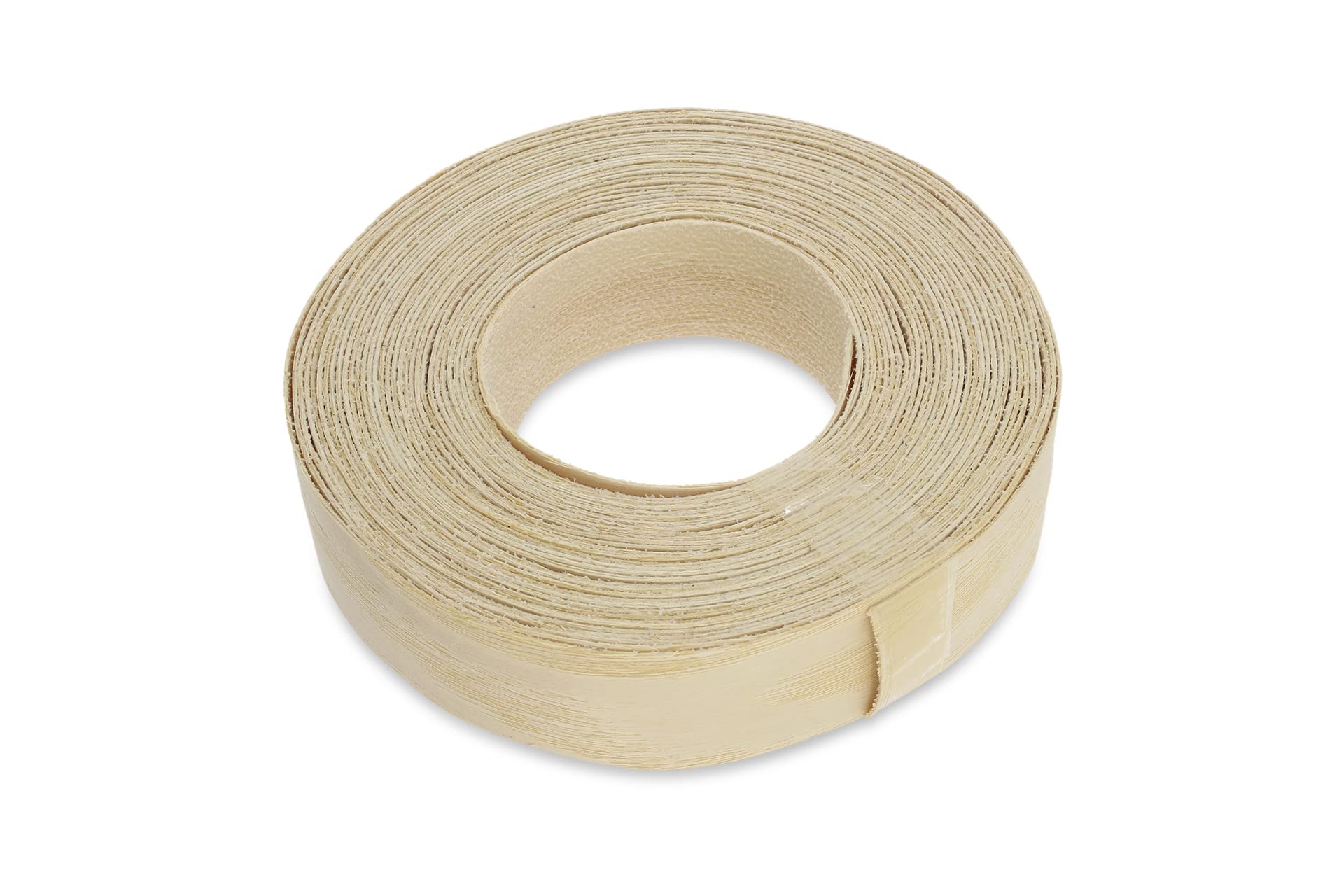 WoodPress® 22mm Real Ash Wood Iron-On Edging – 7.5m Roll – Pre-Glued Wood Veneer Tape for Easy DIY Application – Will Cover The Edge of a Standard MDF Panel