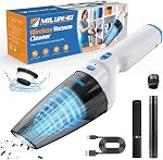 Handheld Vacuum Cleaner, 9500PA Car Vacuum Cordless Portable with Powerful Suction, Lightweight Car Vacuums with Large-Capacity Battery, Hand held Vacuum Cordless for Car/Home/Pet
