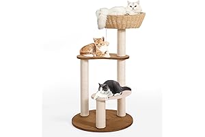 Lucky Monet Modern Cat Tree: Indulge Your Feline's Climbing Instincts
