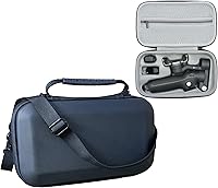 Xmaspanda Osmo Mobile 7P Carrying Case - Protective Shoulder Bag for DJI OM 7/7P Gimbal Stabilizer & Accessories, Black