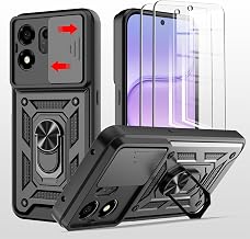 Honor 600 Smart 5G Case,Camera Slide Cover,Black