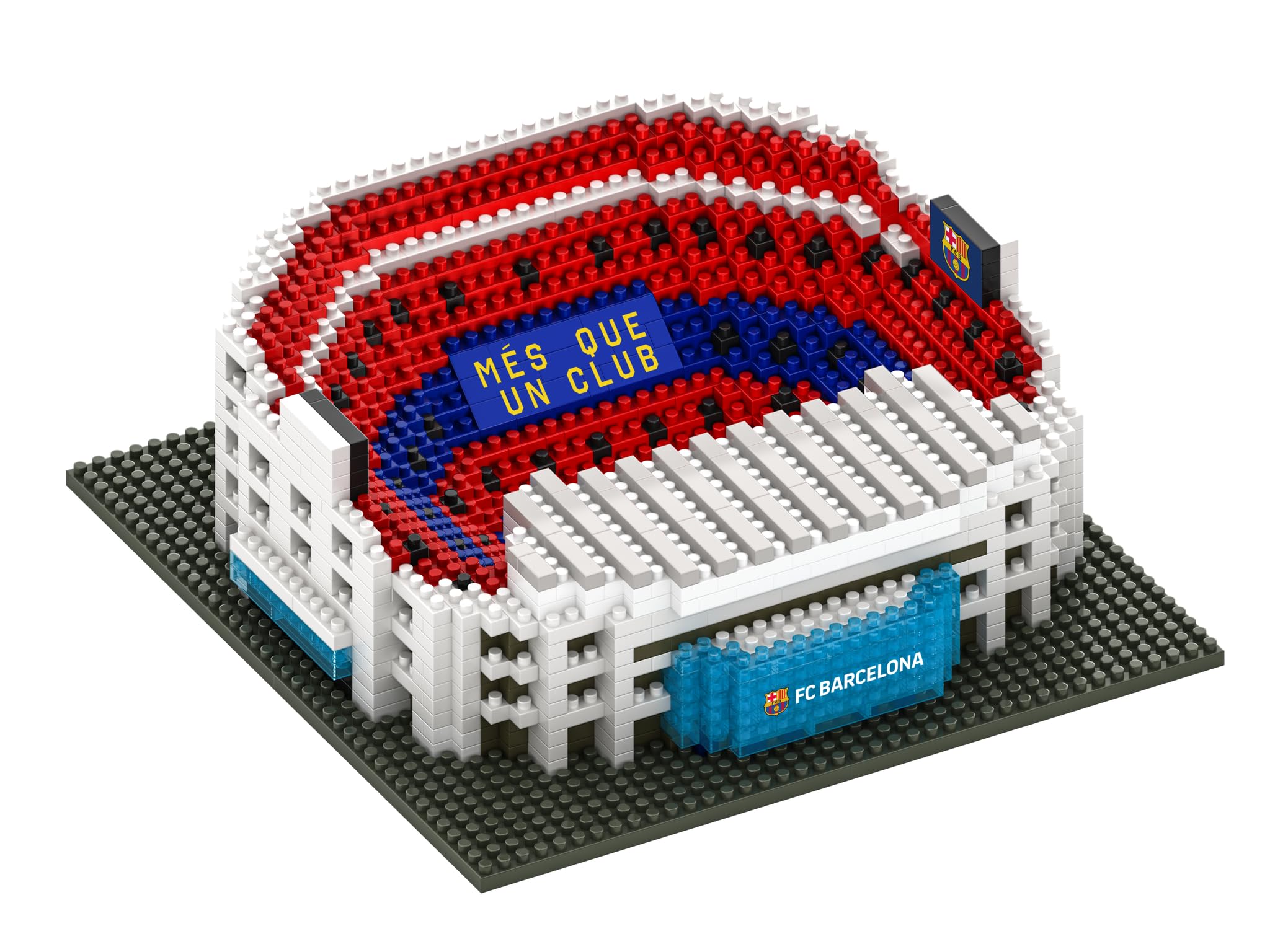 FOCO Licence officielle du FC Barcelone Jouet BRXLZ de construction de football du stade Camp NOU Mini