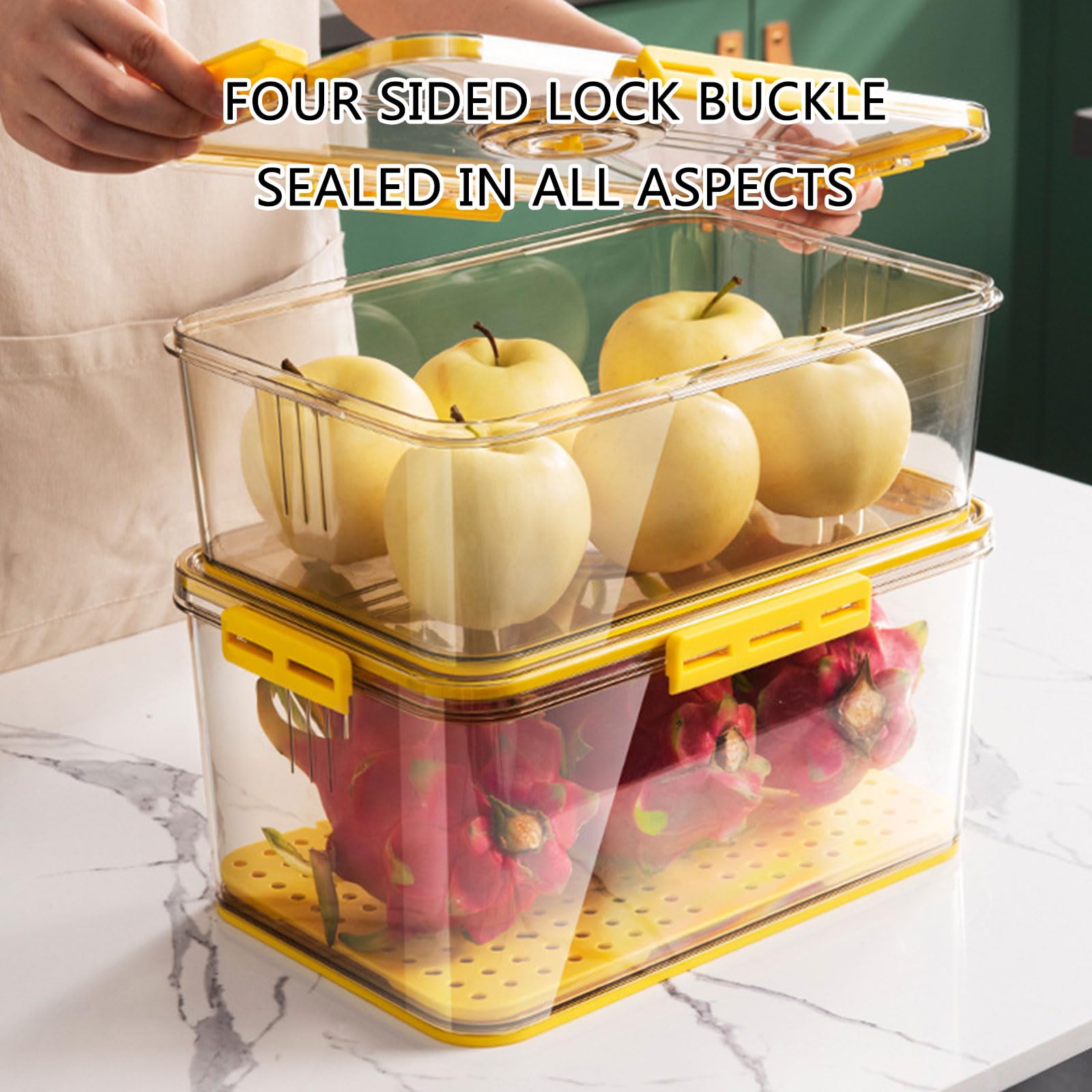 Boîte de rangement polyvalente pour pain et aliments secs, gain de place, pour le bureau et l'école, boîte à pain