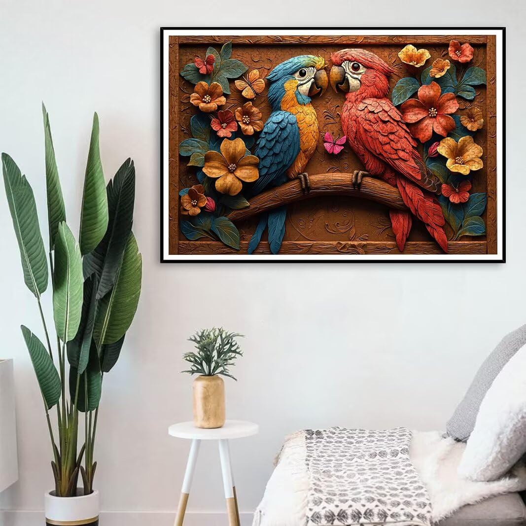 Puzzle Uccello, Puzzle 2000 Pezzi Adulti per Decor, Regalo Donna/Uomo -8732