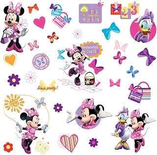 RoomMates RMK1666SCS Minnie Bow-Tique Peel and Stick Wall Decals 10 inch x 18 inch