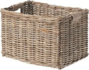 Panier Vélo Basil CAPRI - Look Rotin, Marron, Pour Vélo, Neuf En Boîte
