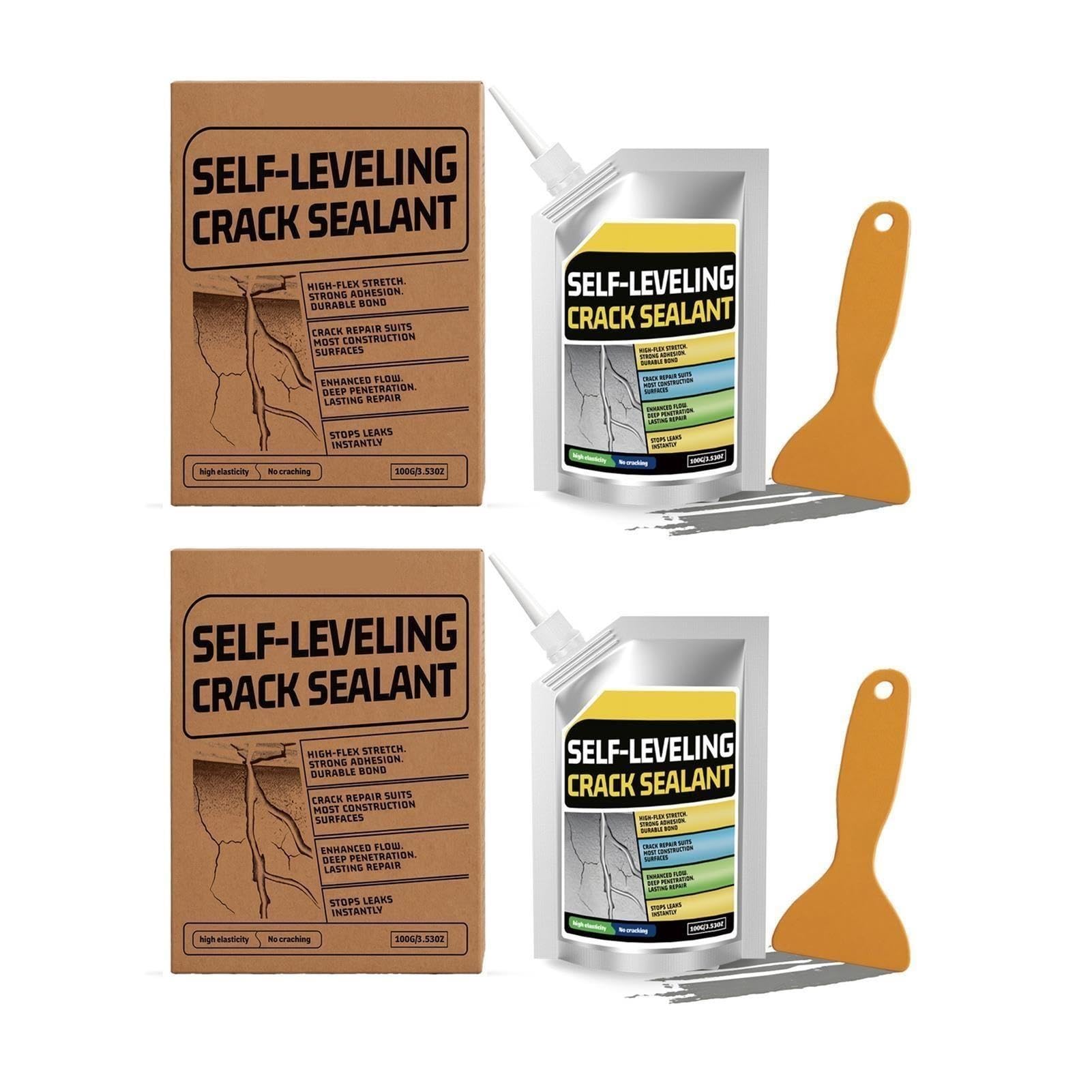 Sigillante for giunti flessibili autolivellante for riempitivi di crepe in calcestruzzo for vialetti(2pcs)