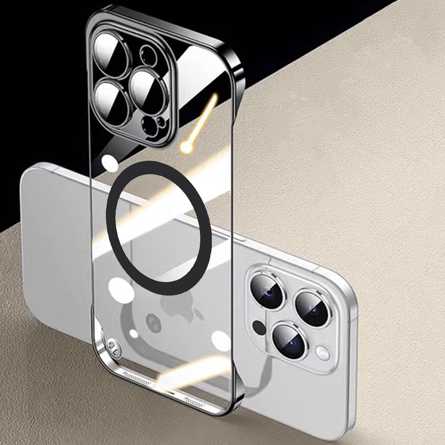 FAOMSEBS for iPhone 16 Pro Max Case MagSafe