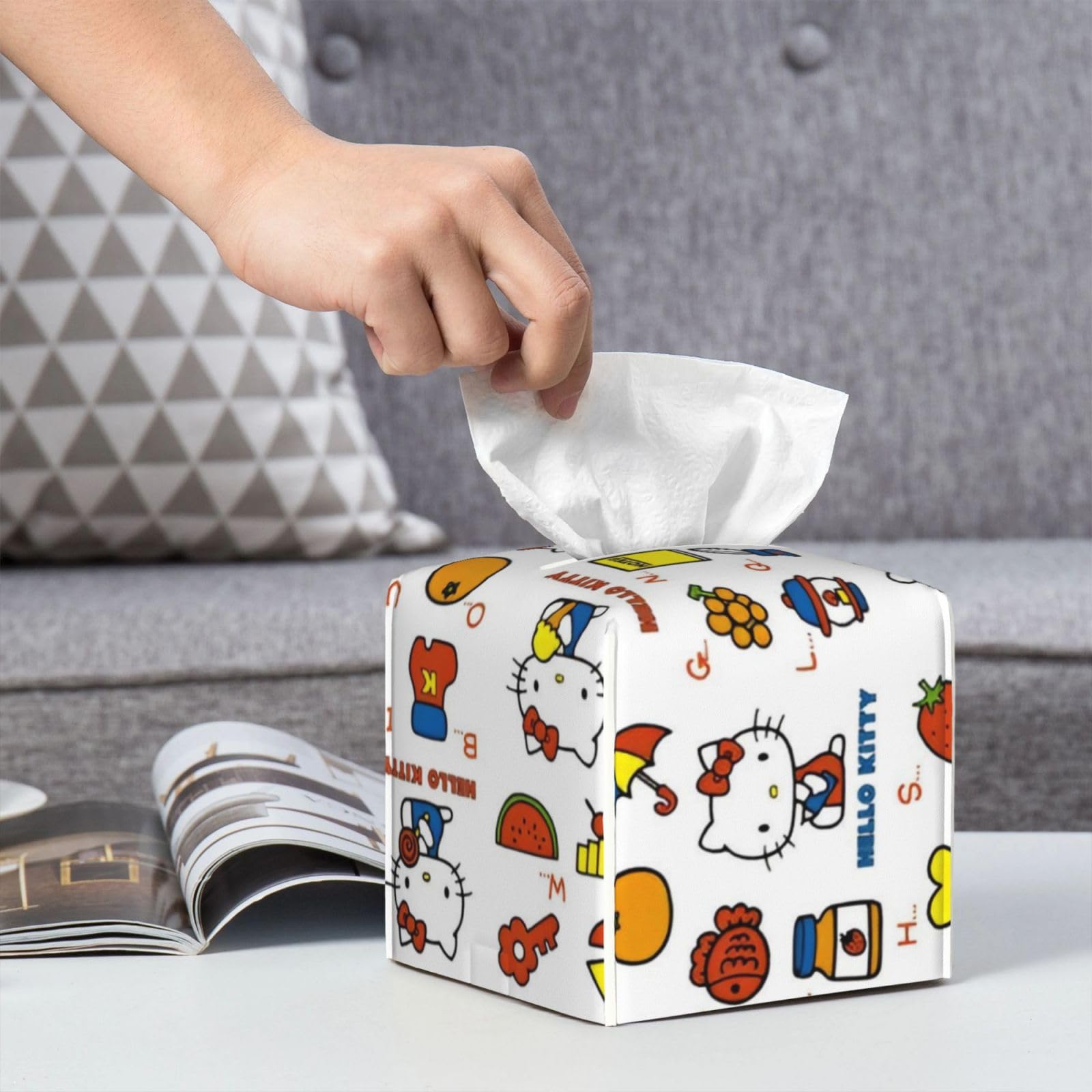 Amazon｜ハローキティ ティッシュカバー ティッシュボックス