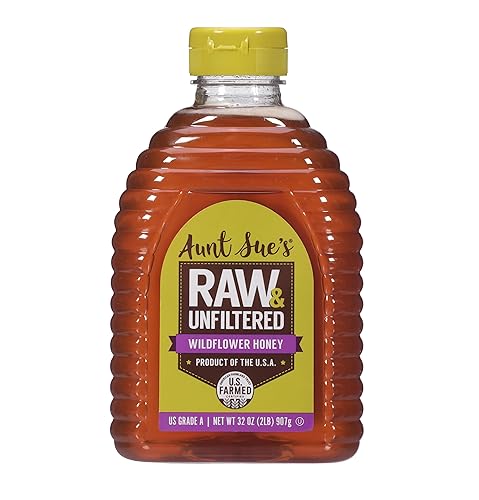 Miniatura 8 de Aunt Sue - Miel orgánica cruda y sin filtrar de Brasil, 16 oz