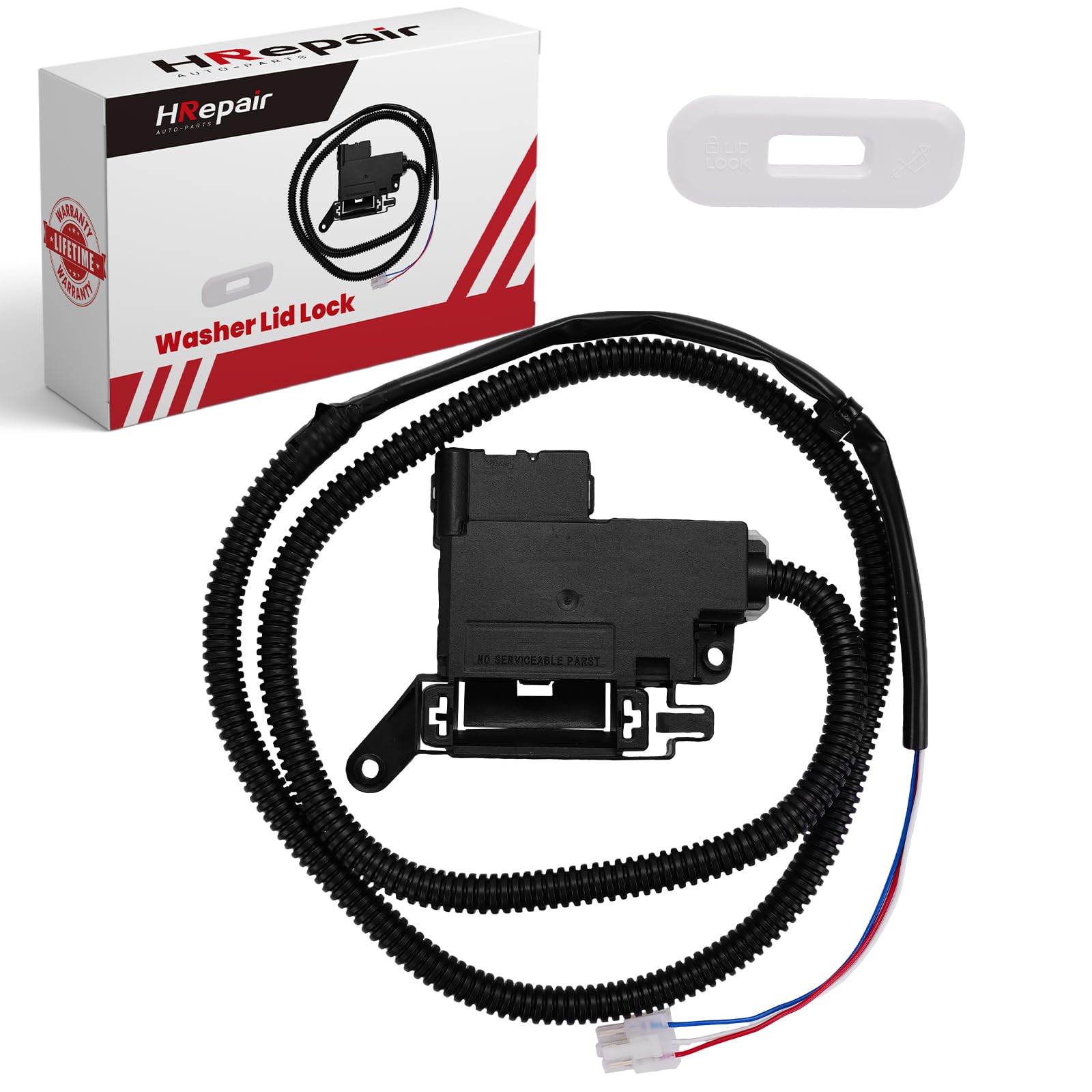 Photo 1 of HRepair W11414731 W11513248 Washer Lid Lock fits for Whirlpool Maytag Crosley WTW5057LW0 WTW5010LW0 WTW5015LW0 PS16543458 DTL6000 Washer Lid Lock Latch - w/Bezel