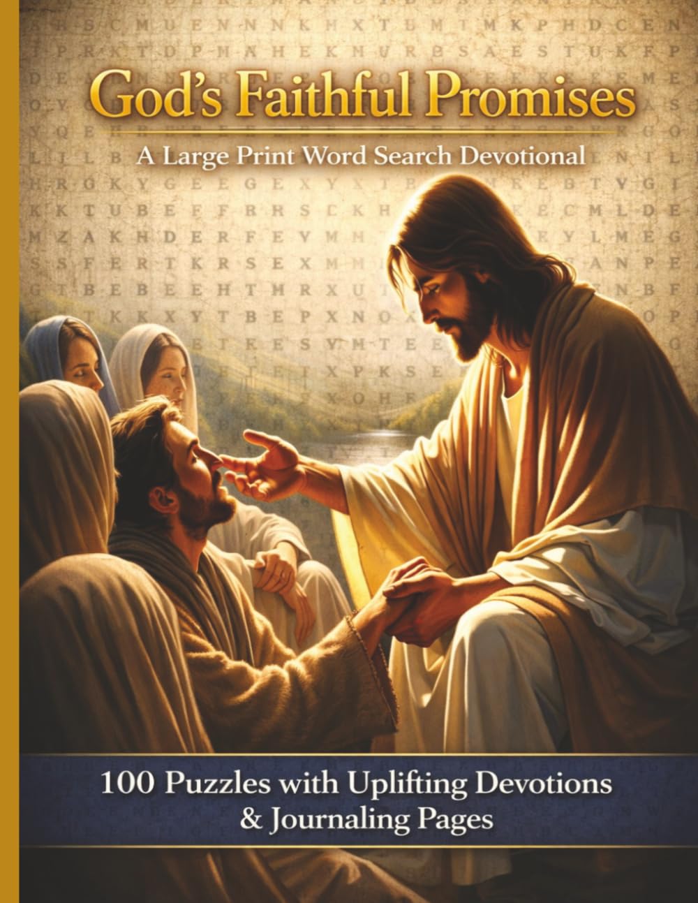 God’s Faithful Promises: A Large Print Word Search Devotional: A Calming Large‑Print Devotional with 100 Word Searches to Renew Your Spirit | ... Large‑Print Word Searches and Prayer Prompts