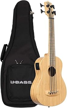 Kala UBASS-BMB-FS Bamboo Fretted Acoustic-Electric U-Bass