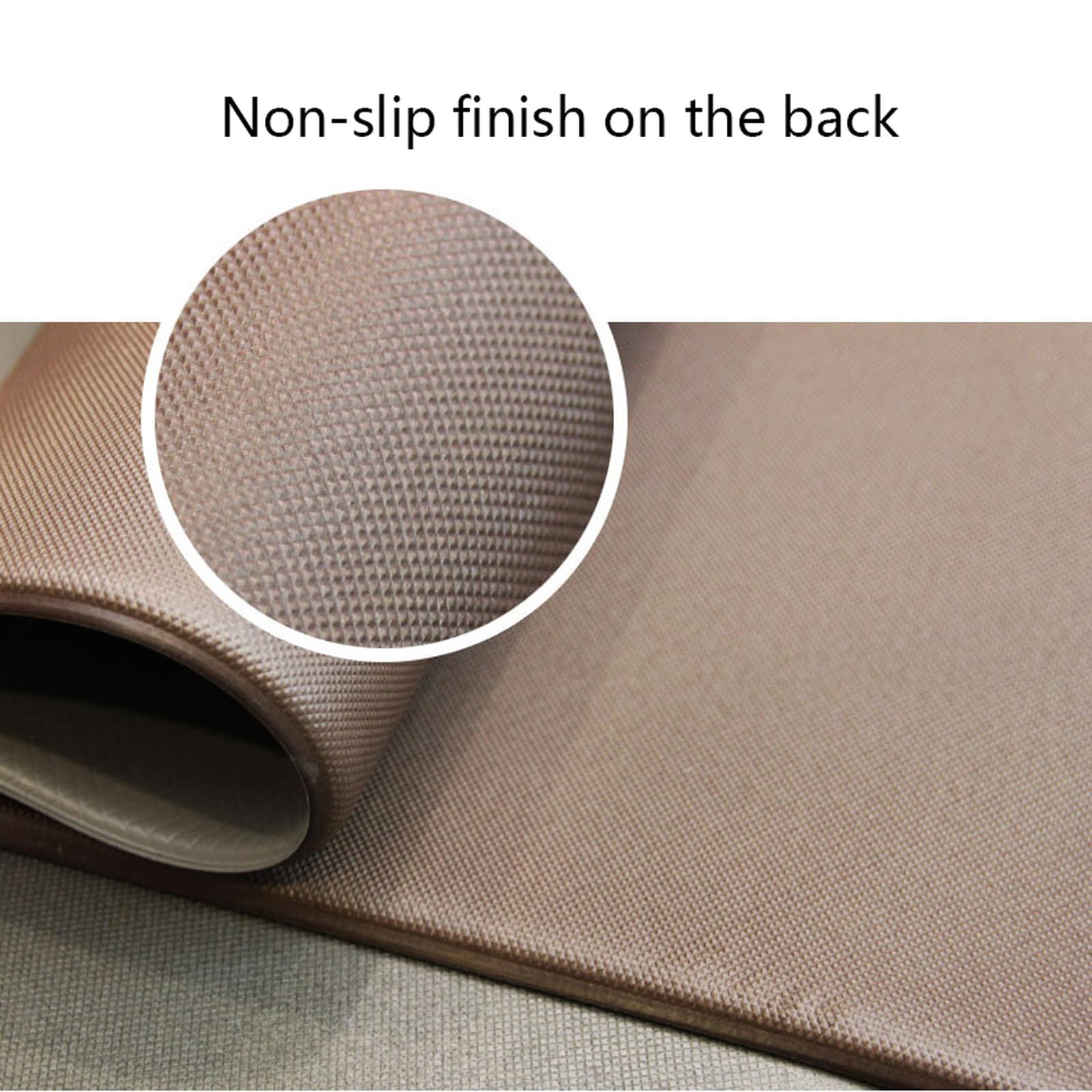 Tapis de cuisine anti-fatigue - 10 mm d'épaisseur - Tapis de sol rembourré avec base antidérapante, imperméable et facile à nettoyer pour évier/bureau/maison, confort ergonomique 8H+
