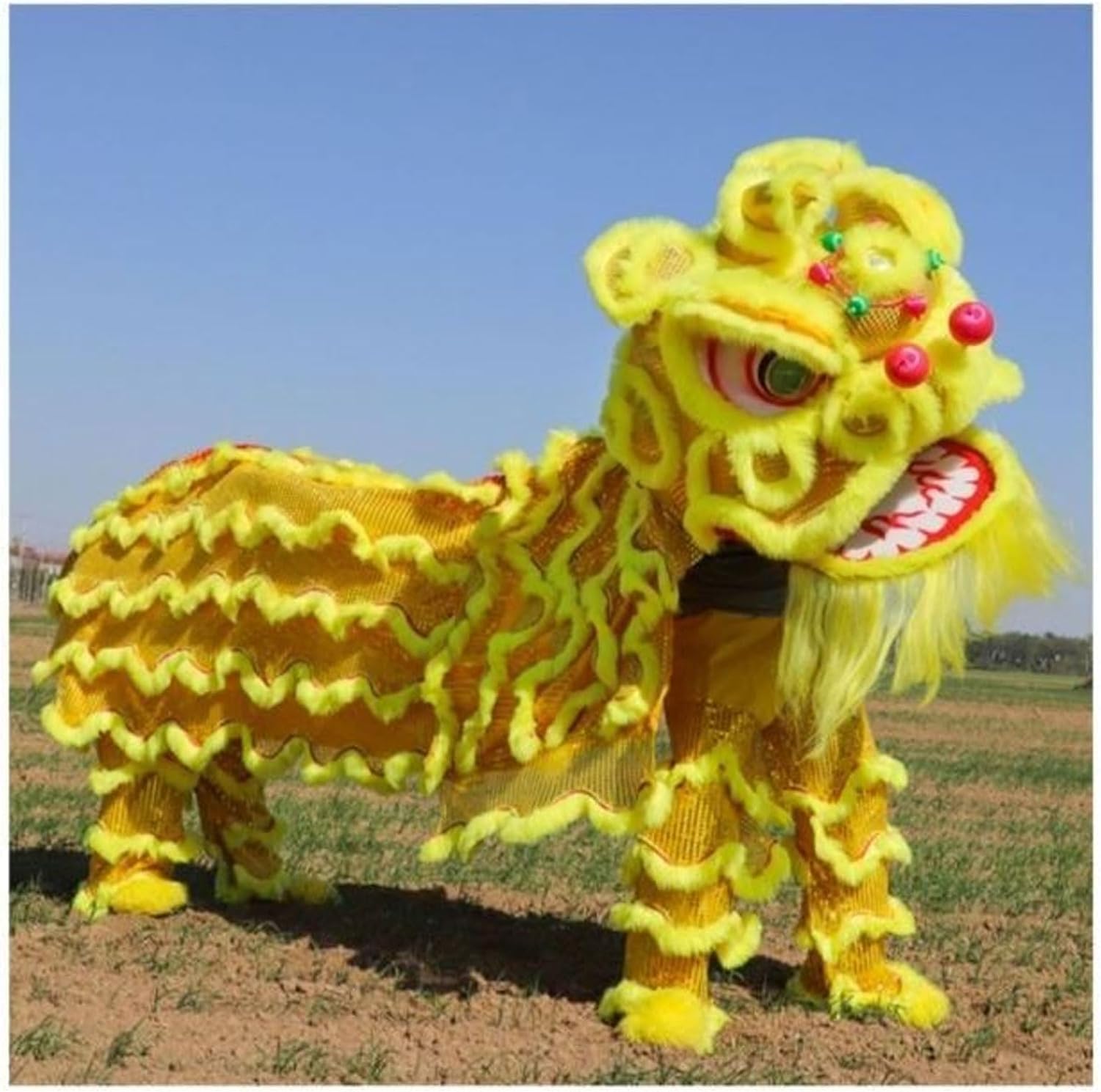 Amazon.co.jp: ELJHY 獅子頭パフォーマンス 大人のお祭り 獅子舞セット 