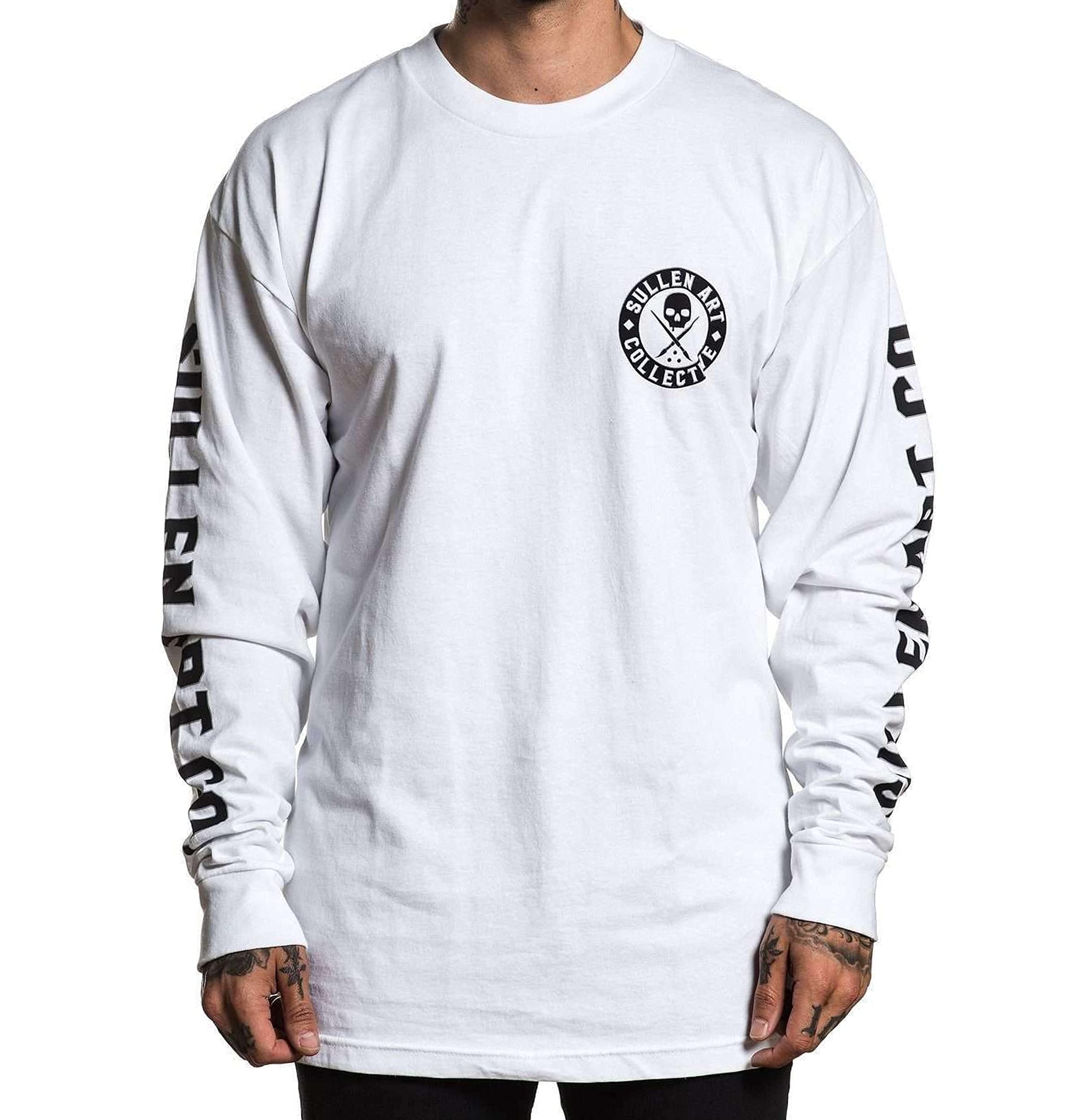 SullenSullen Men's Badge of Honor Long Sleeve T Shirt Red