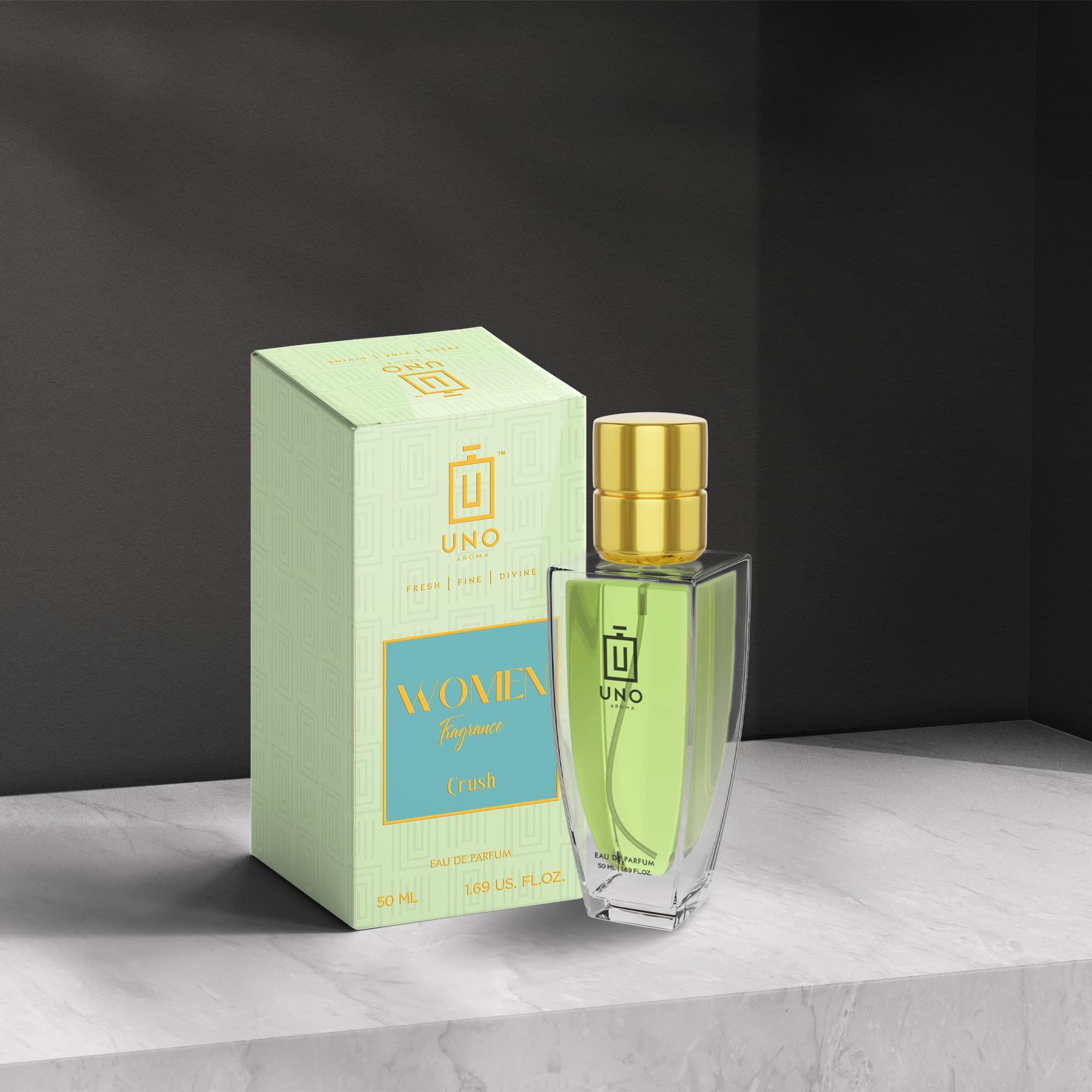 UNO AROMA Crush EDP Women Fragrance Perfume With Long Lasting, Soothing Scent Pack Of 1 Eau de Parfum - 50 ml (For Women)