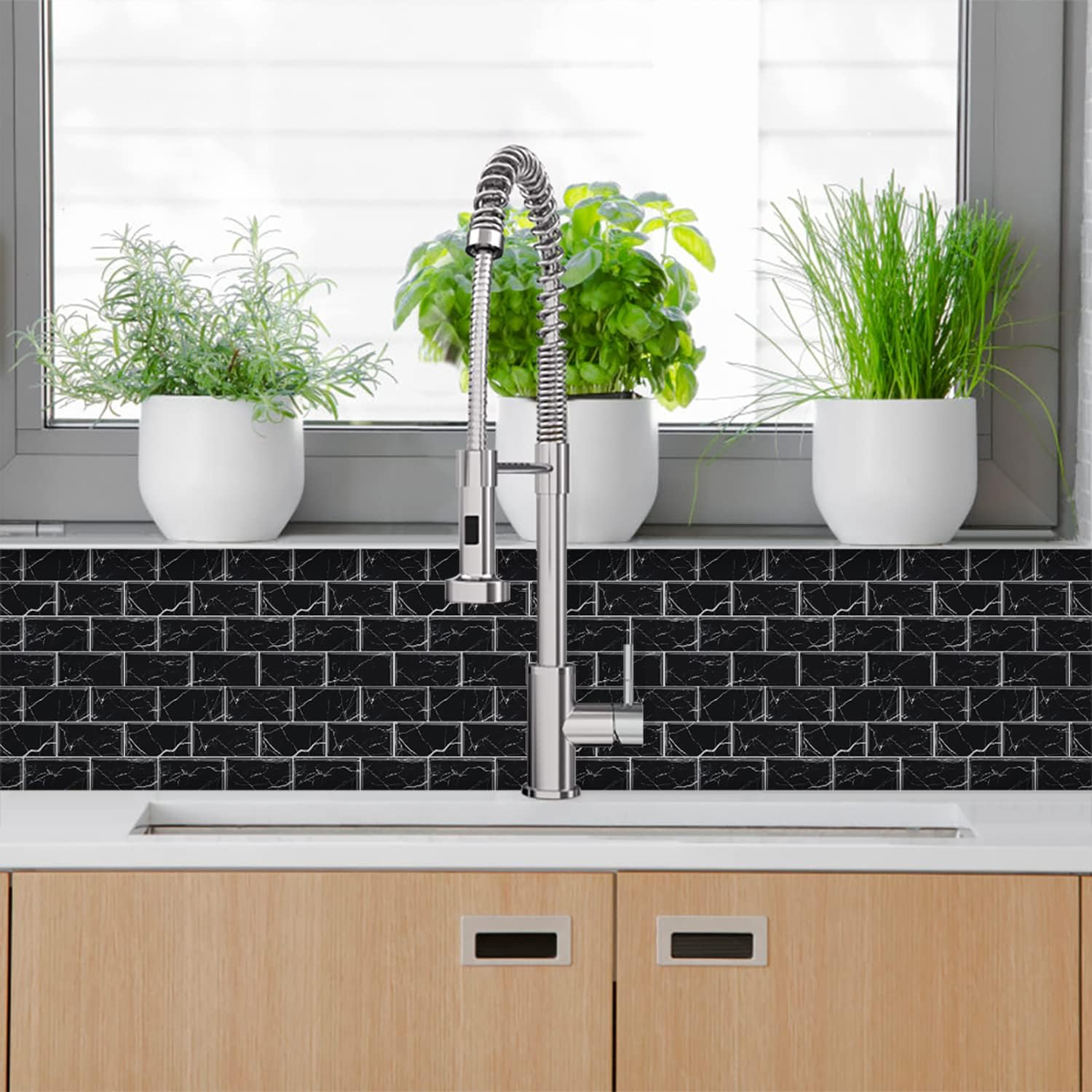 Buy STICKGOO 10Sheet Backsplash Peel and Stick Subway Tile, Self