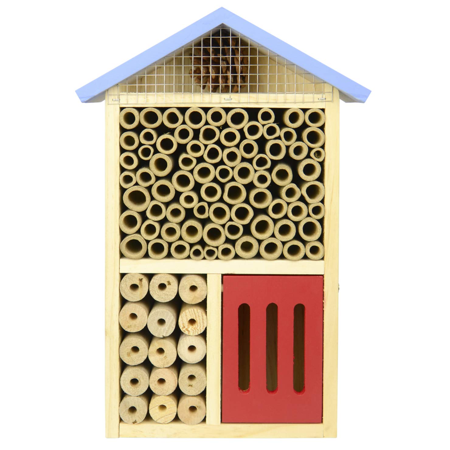 Nature's WayBird Products PWH3-B Multi-Chamber Blue Insect House