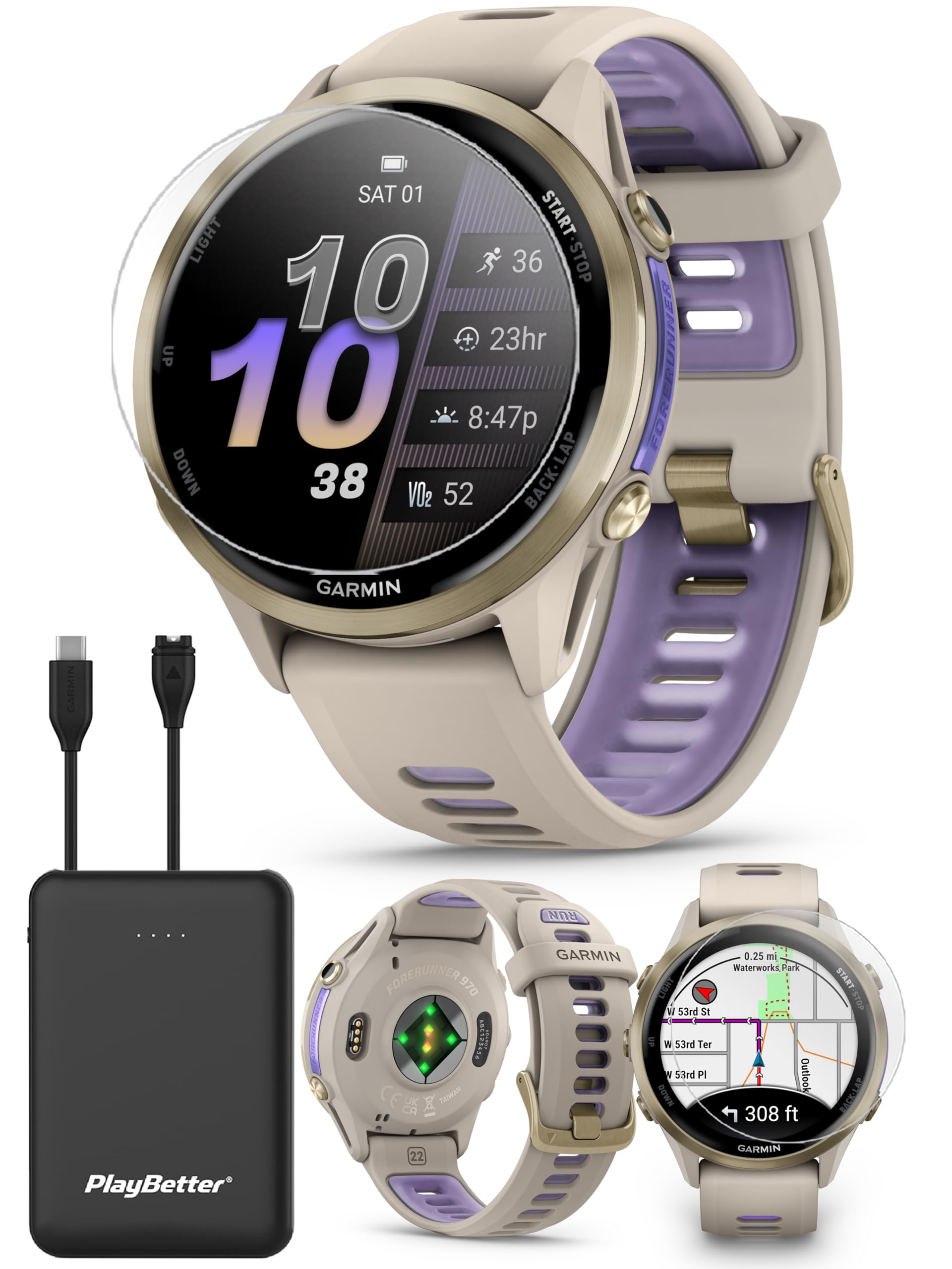 Amazon.com: PlayBetter Garmin Forerunner 970 (Soft Gold