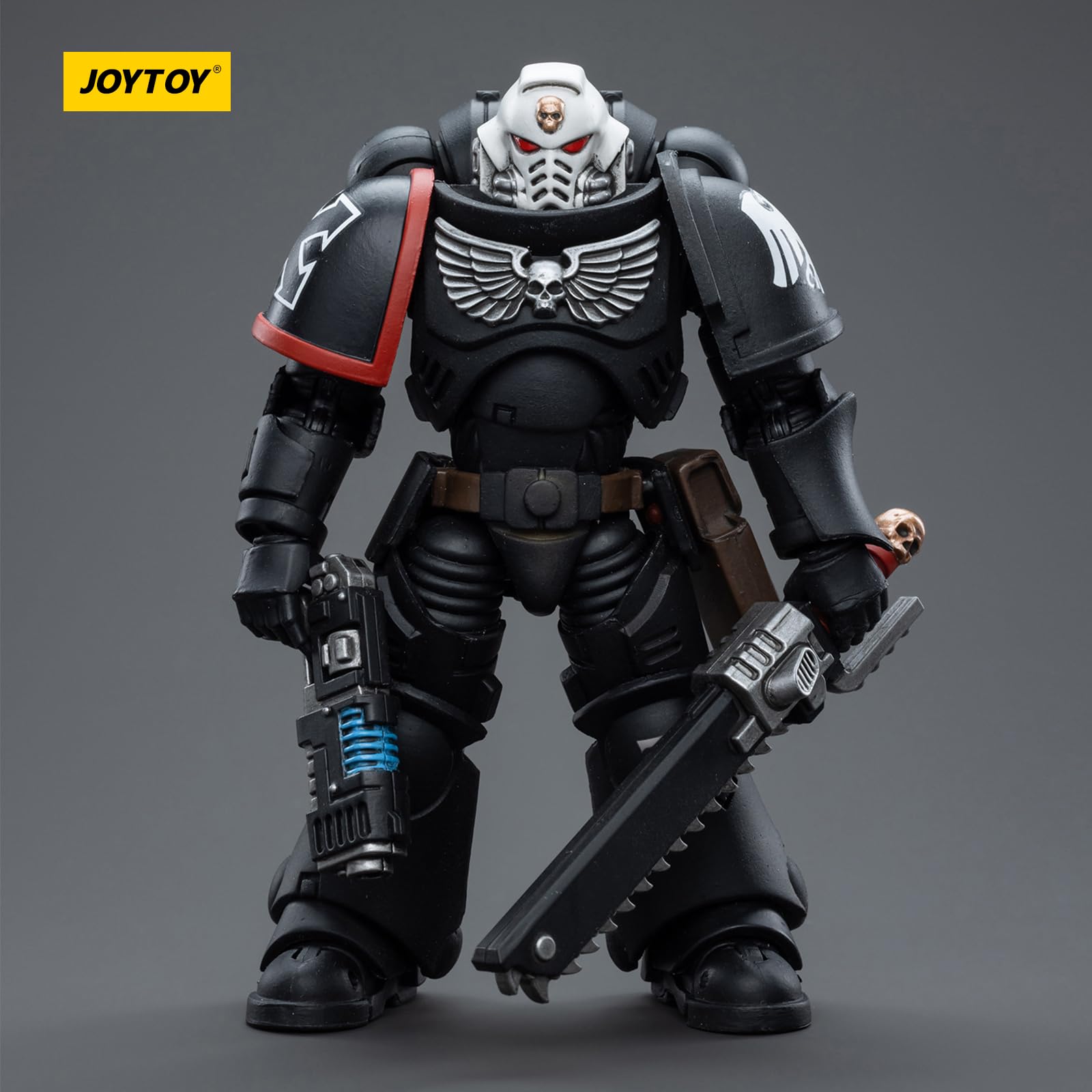 JOYTOY Warhammer 40k Raven Guard Intercessors Sergeant Ashan 1/18 Action Figure, Nb4584-uk, 12.2 cm - Image 2