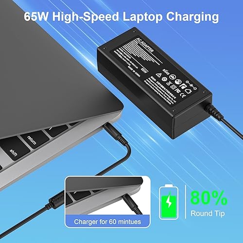 Miniatura 5 de Adaptador de 65 W para portátil Dell Latitude E5440 E5470 7480 E6540 E7440 E7450 E7250 E6440 E6430 7490 7290 5490 5590 5290 LA65NMM 51.2 in Enchufe