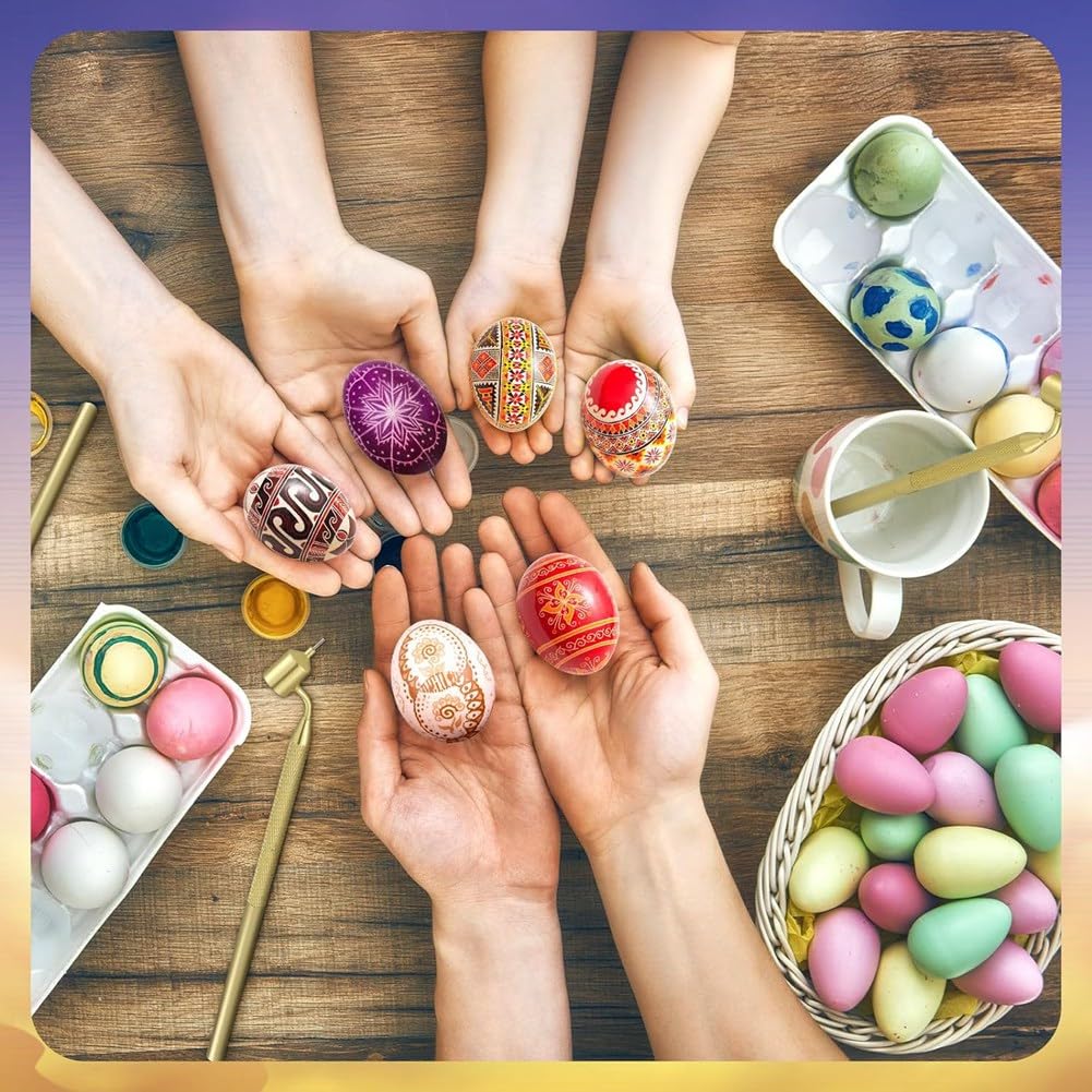 Set mit 3 Heißwachs-Zeichenstiften für Dekorative Kunst für Ostereier, Pysanky-Zubehör