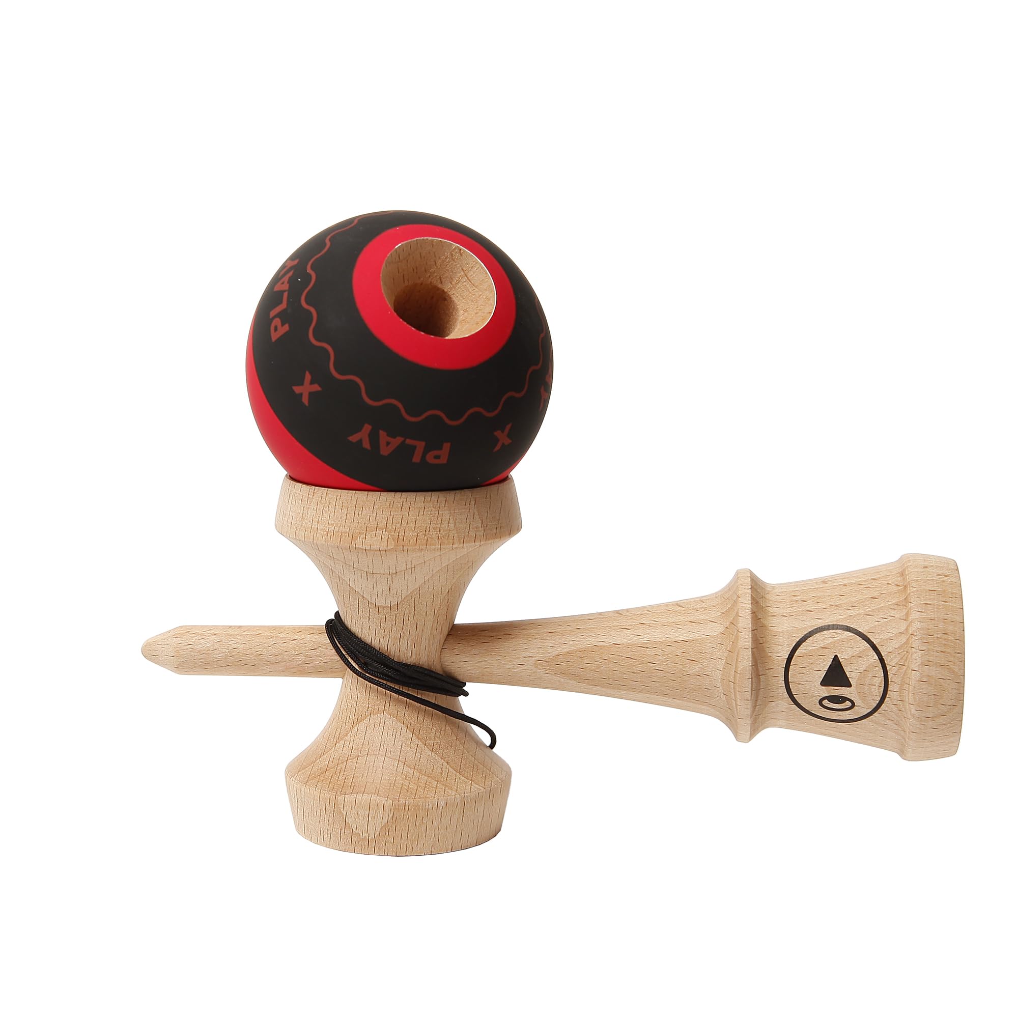 PLAY Kendama, Color Rojo/Negro (Kendama Europe K2038)