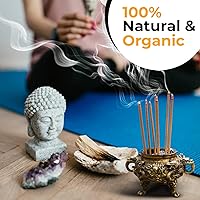 Vista 4 de DharmaObjects 3 Caja Potala 60 Varillas de Incienso Tradicional Tibetano