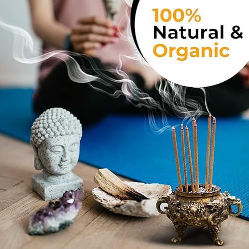 Miniatura 4 de DharmaObjects 3 Caja Potala 60 Varillas de Incienso Tradicional Tibetano