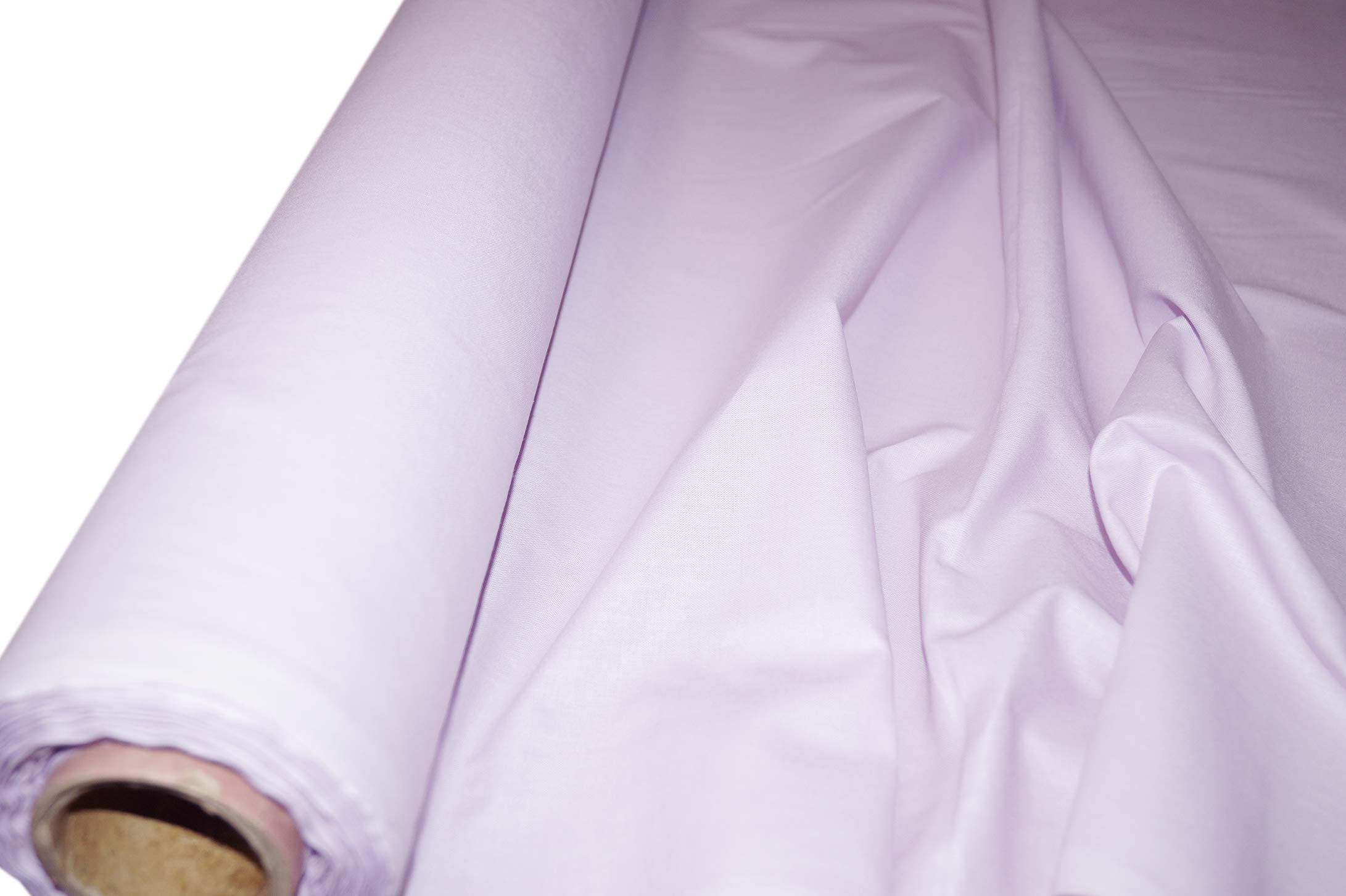 Thefabrictrade Lilac Purple Plain 100% Cotton Fabric Per Metre / ***Free Uk Post***