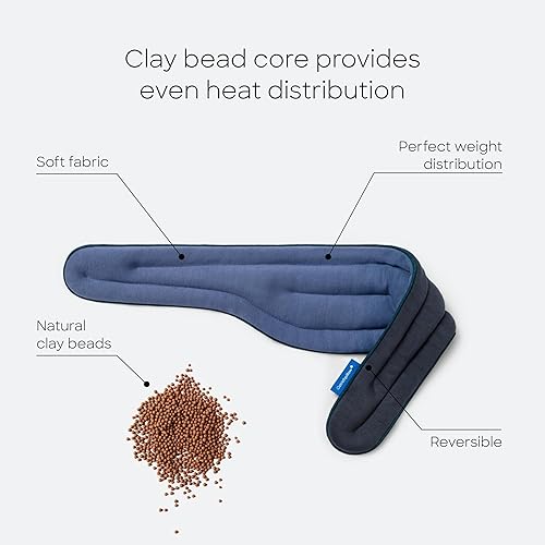 Miniatura 3 de Ostrichpillow - Almohadilla térmica para microondas, almohadilla térmica para cuello y hombros, relajación, alivio del dolor