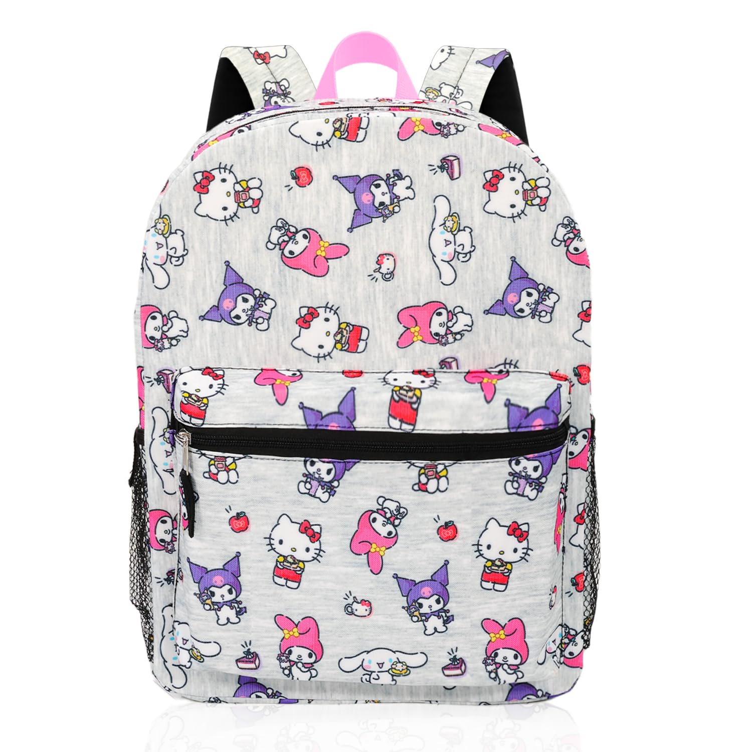 Hello Kitty Rucksack-Set mit 40,6 cm Rucksack, Lunchbox, Wasserflasche, Aufklebern | Hello Kitty Schulbedarf